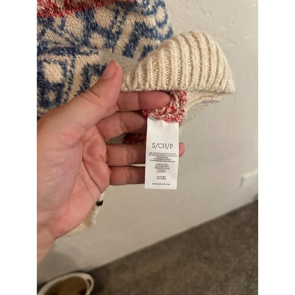 Cabi Highlands Fair Isle Multicolor Zip Up Sweater - Picture 10 of 11